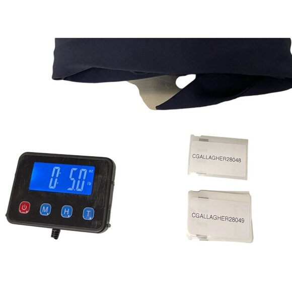 Tory Burch Womens Sleeveless Bow Blouse Top Shirt Sz 4 Navy Blue NWT $250 - Picture 14 of 15